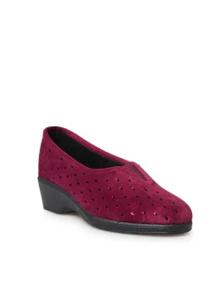 Pantoufles molletonnées élastiquées