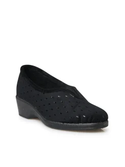 Pantoufles molletonnées élastiquées