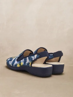 Pantoufles sandales élastiquées