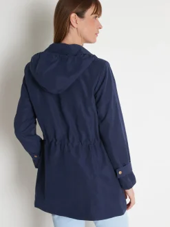 Parka déperlante à capuche amovible