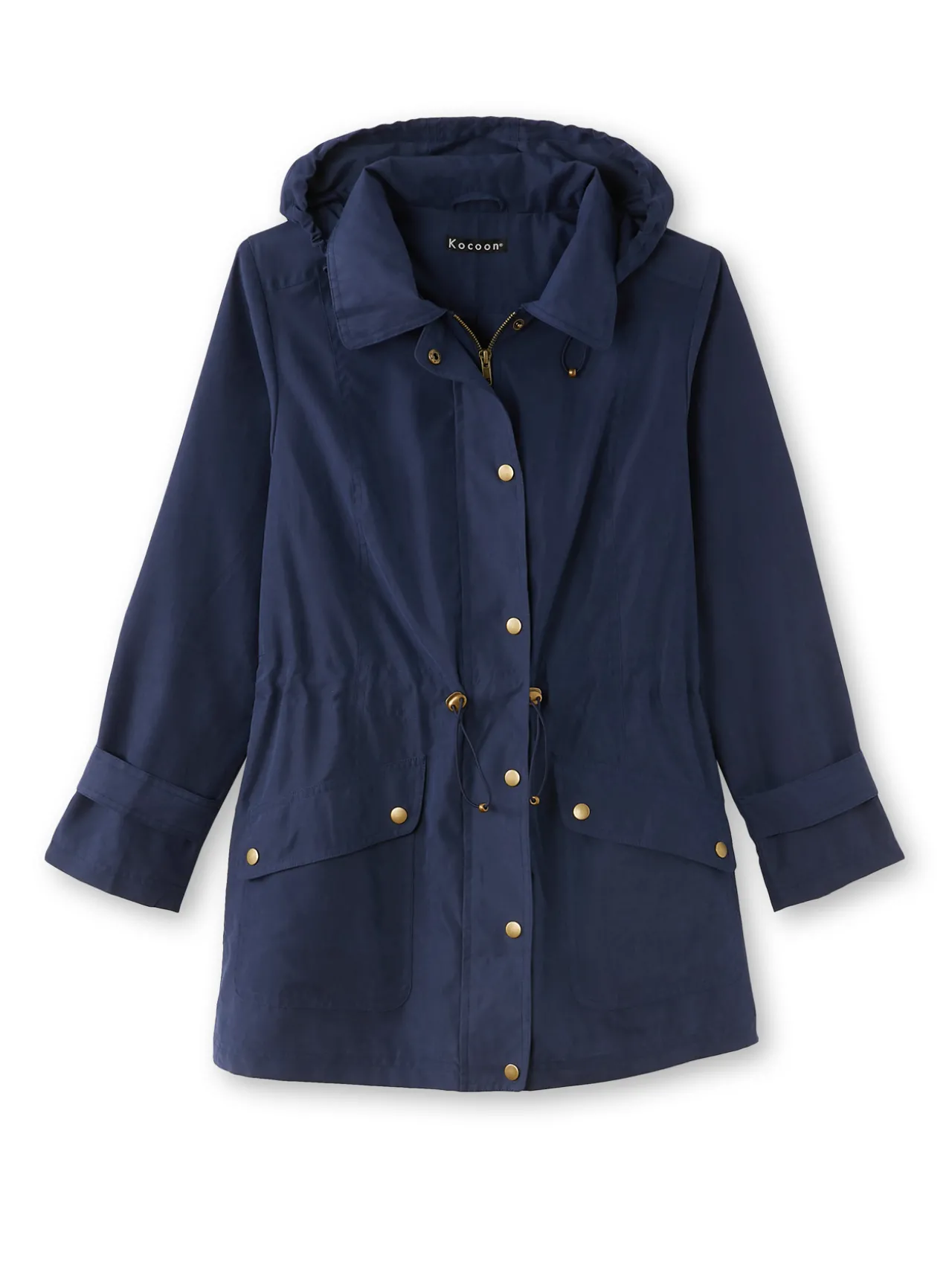 Parka déperlante à capuche amovible