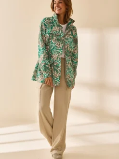 Parka déperlante à capuche amovible