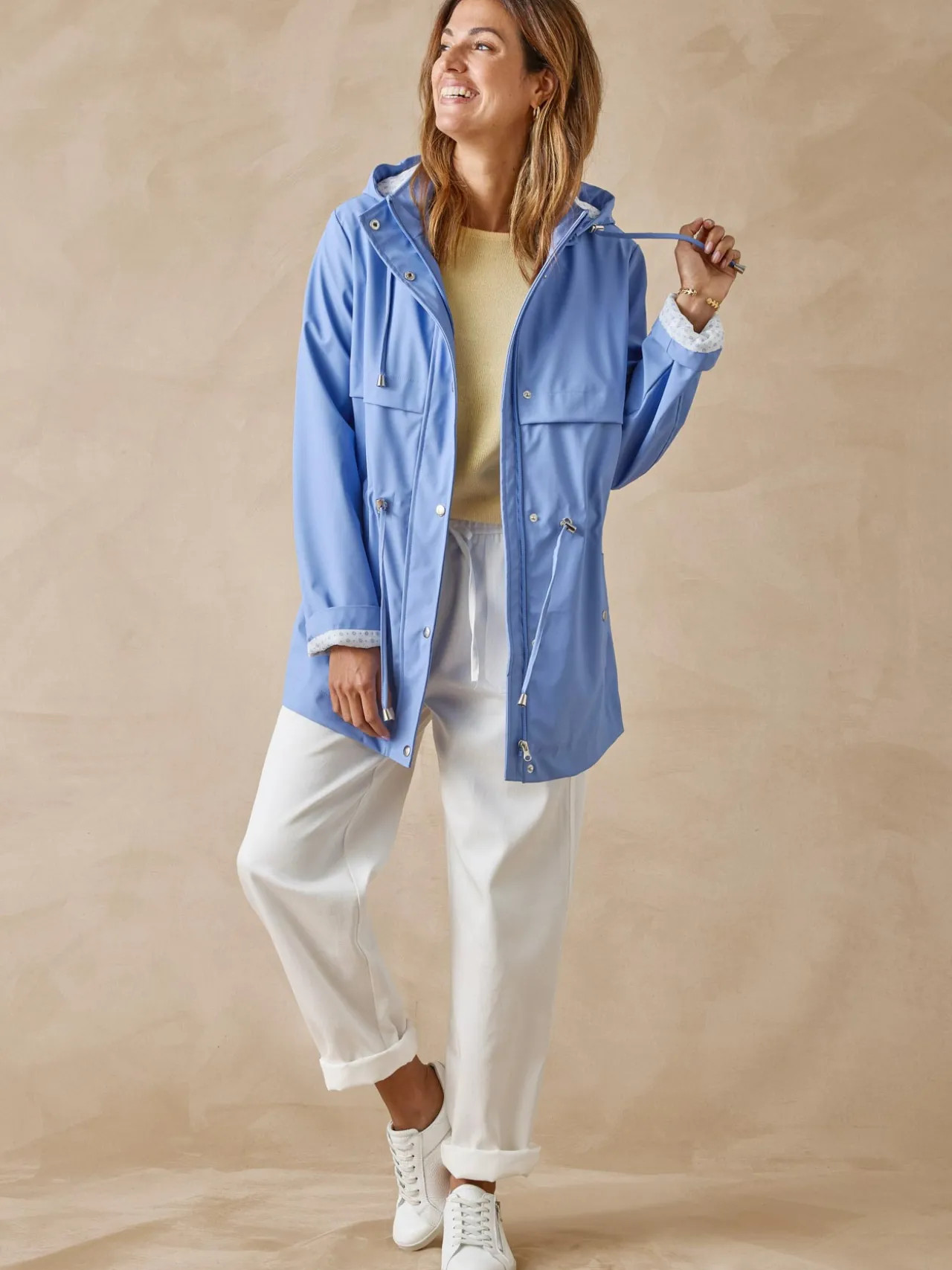 Parka déperlante capuche amovible