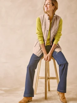 Parka déperlante matelassée sans manches