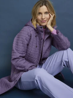 Parka longue matelassée déperlante