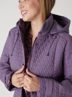 Parka longue matelassée déperlante