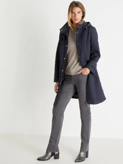 Parka longue matelassée déperlante