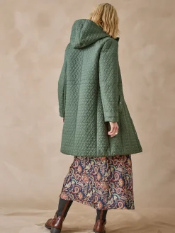 Parka longue matelassée déperlante