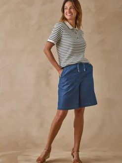 Polo en maille jacquard fantaisie