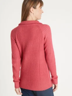 Pull à col camionneur zippé