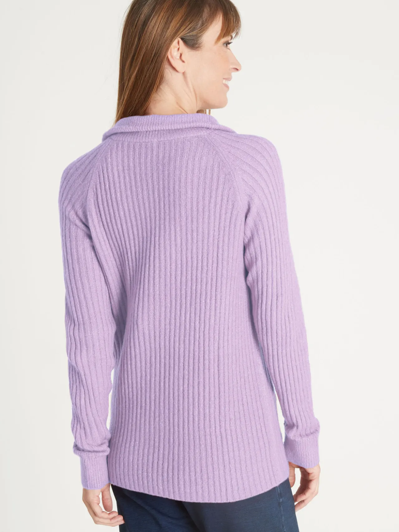 Pull à col camionneur zippé