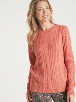 Pull torsadé forme loose