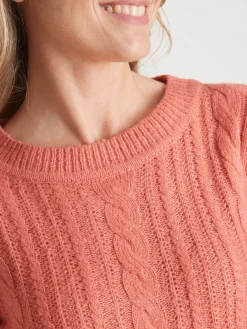 Pull torsadé forme loose