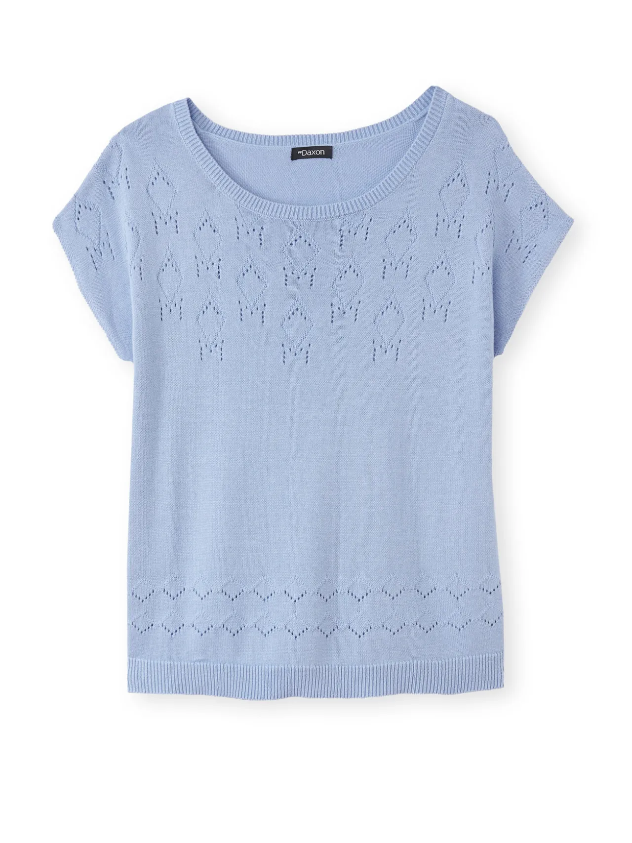 Pull ajouré manches T