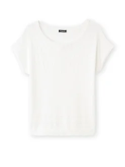 Pull ajouré manches T