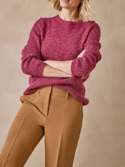 Pull avec laine et alpaga