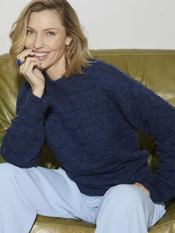 Pull avec laine et mohair