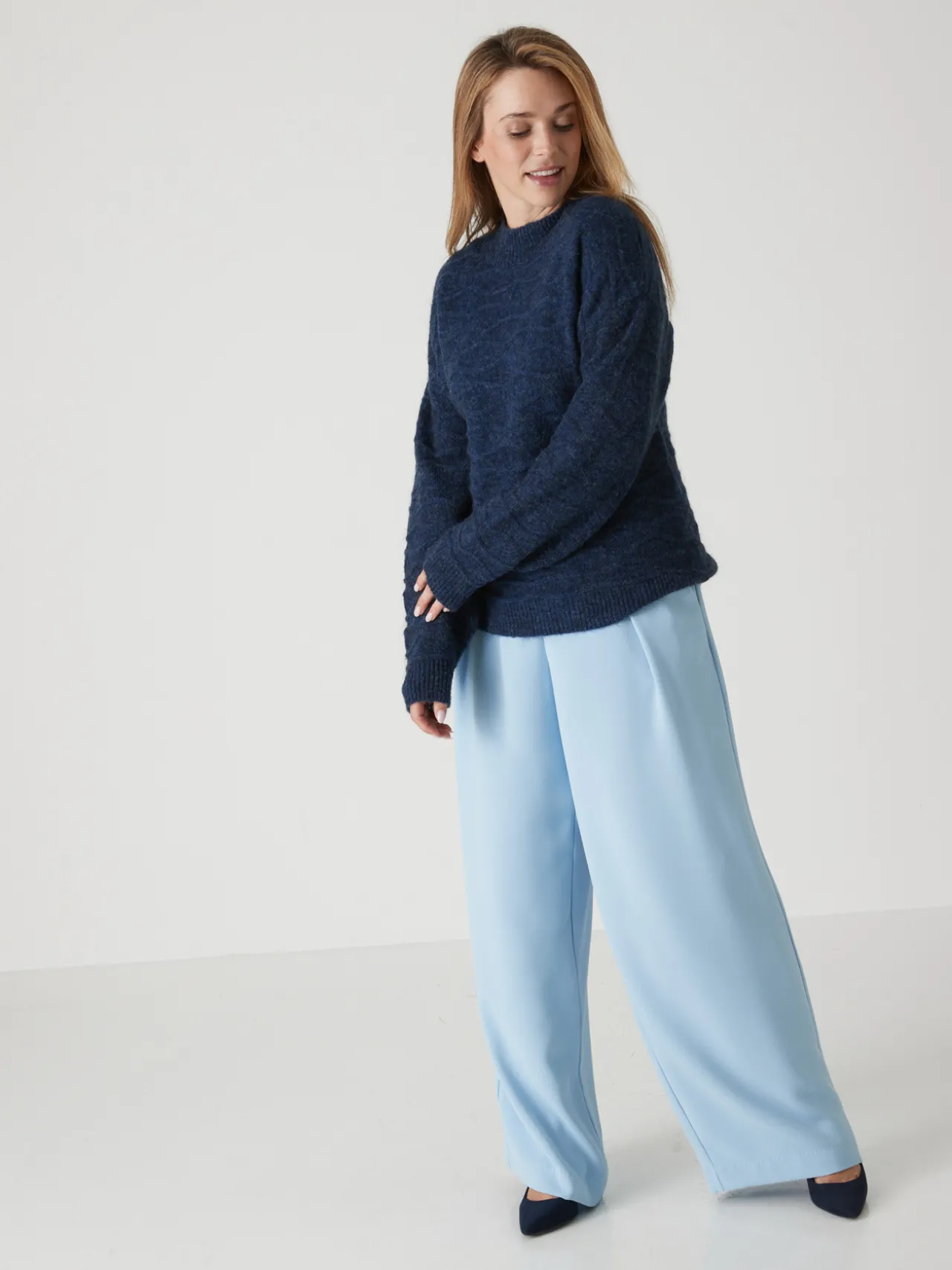 Pull avec laine et mohair