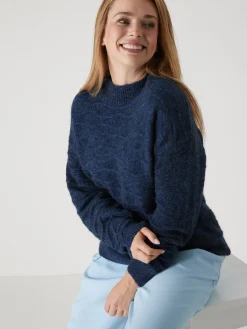 Pull avec laine et mohair