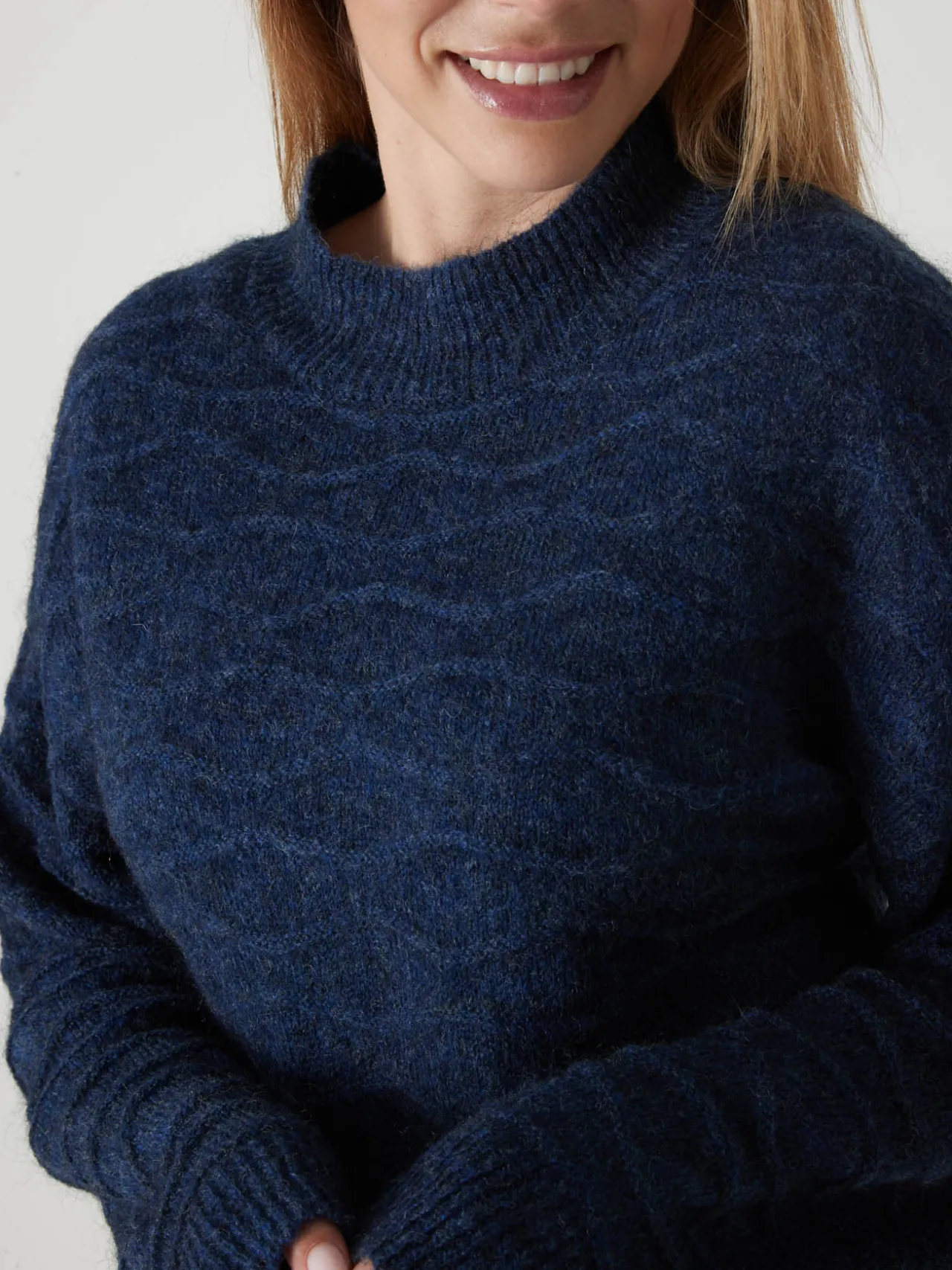 Pull avec laine et mohair