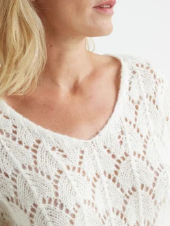 Pull avec mohair et laine