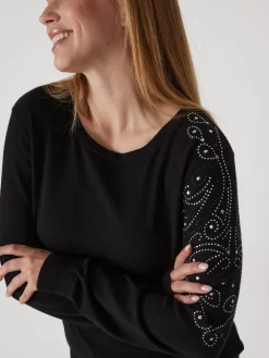 Pull avec strass