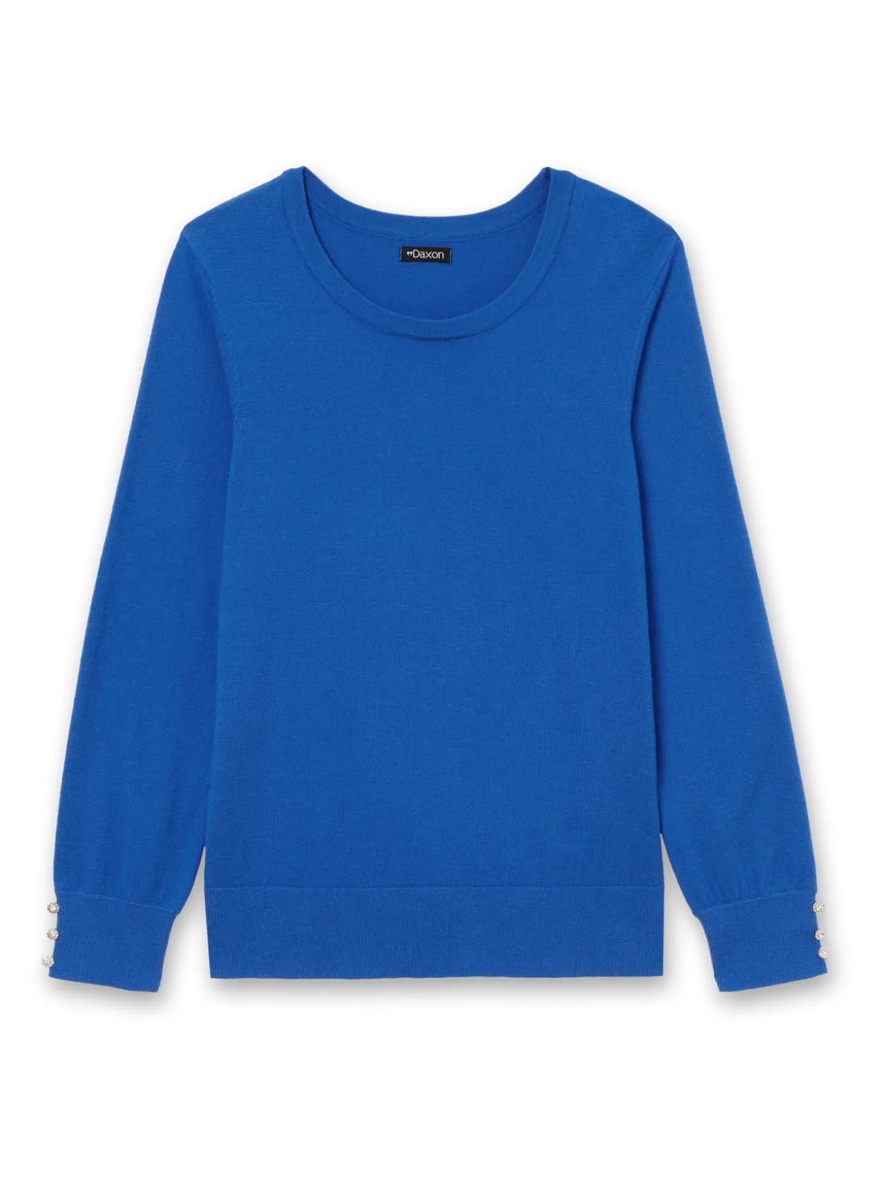 Pull boutons-bijoux aux manches