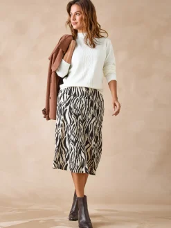 Pull col montant torsadé