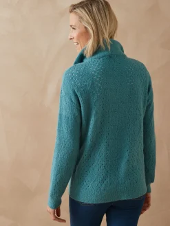 Pull col montant zippé