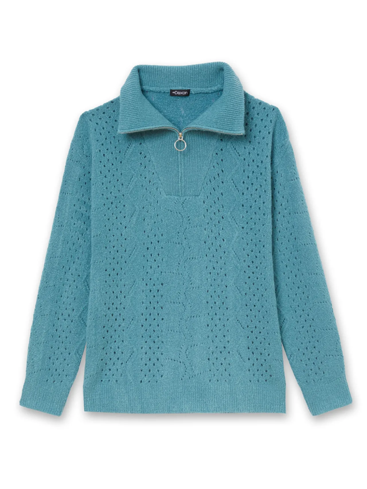 Pull col montant zippé