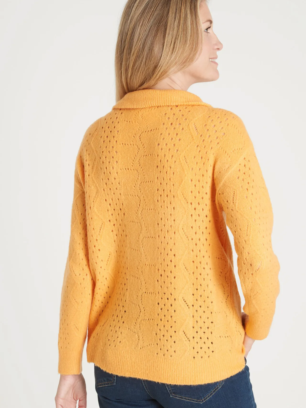 Pull col montant zippé