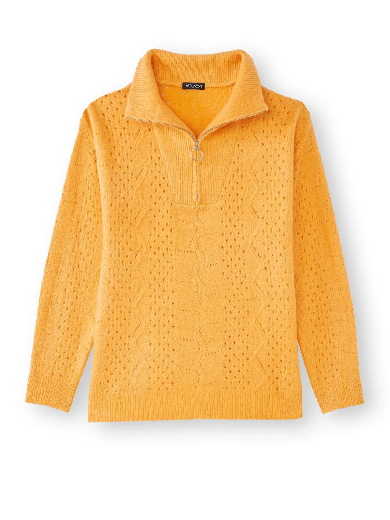 Pull col montant zippé