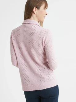 Pull col montant zippé