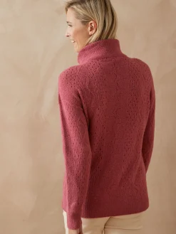 Pull col montant zippé