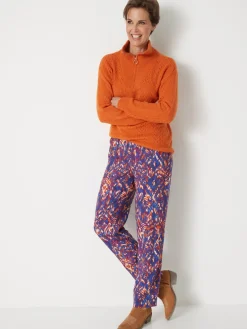 Pull col montant zippé