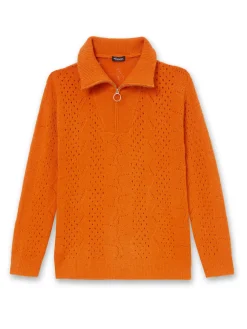 Pull col montant zippé