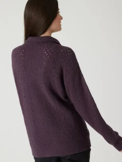 Pull col montant zippé