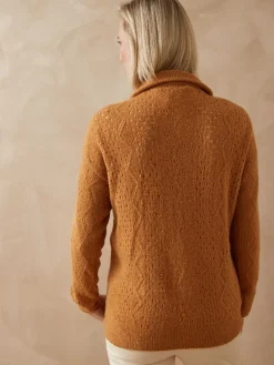 Pull col montant zippé