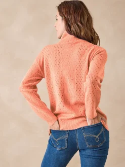 Pull col montant zippé