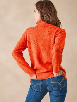 Pull col montant zippé