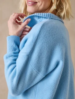 Pull col polo en pure laine