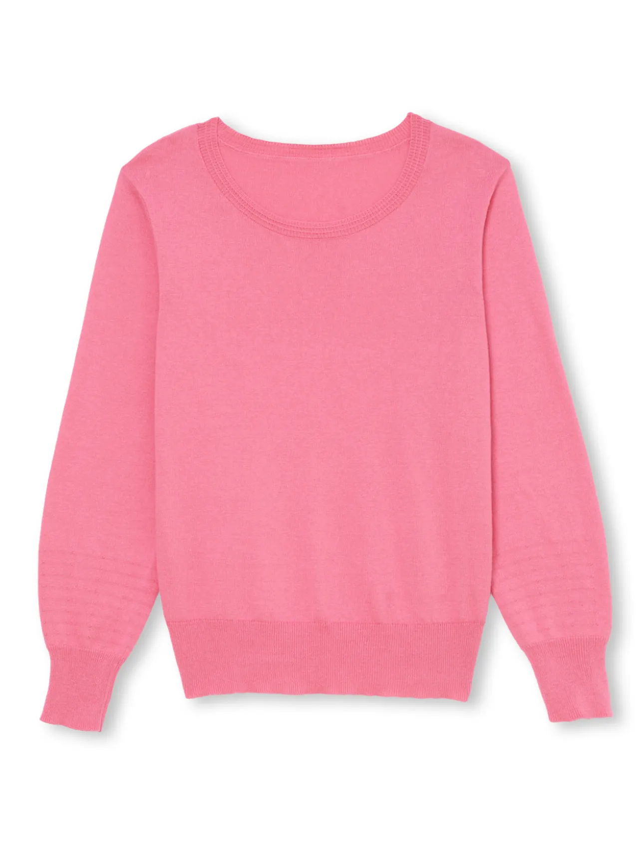 Pull col rond pure laine