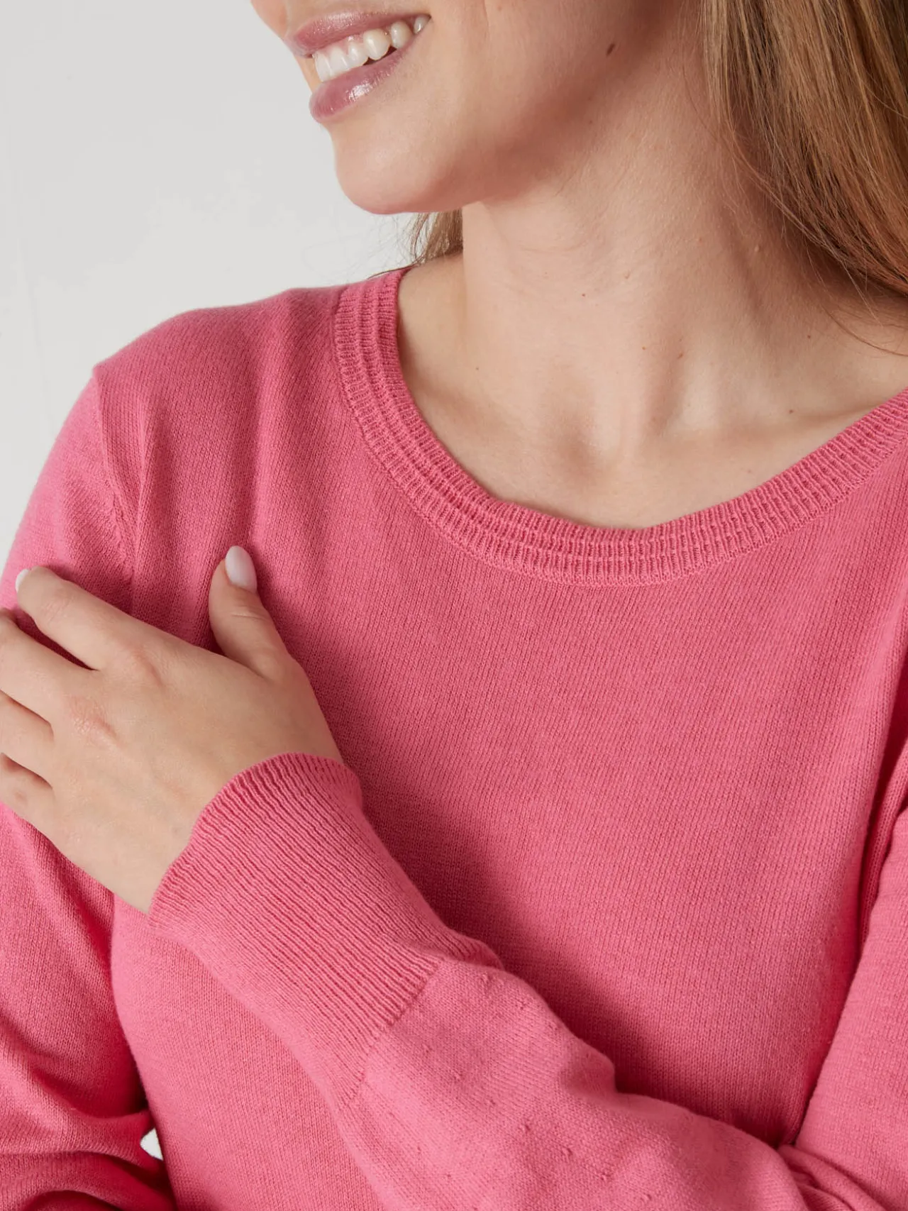 Pull col rond pure laine