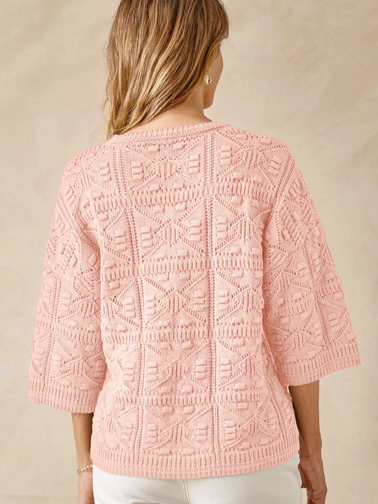 Pull court façon crochet