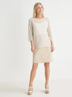 Pull en côtes perlées