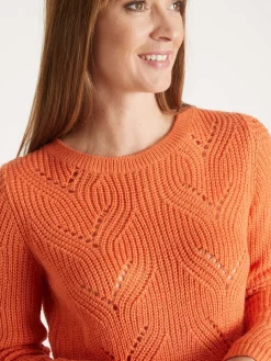 Pull en côtes perlées