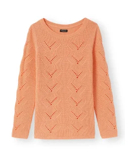 Pull en côtes perlées