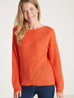 Pull en côtes perlées