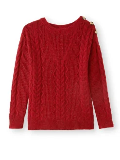 Pull en maille fantaisie col rond