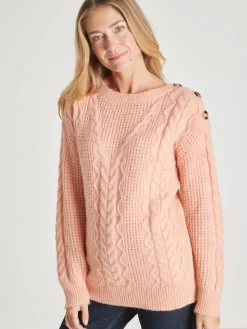 Pull en maille fantaisie col rond